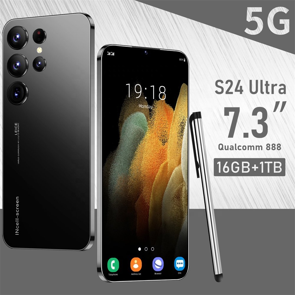 2024 Original phones s24 ultra Smartphones For s24 ultra 16GB+1TB 5G Dual SIM Cellphone Mobile Phone s24 ultra 5g smartphone